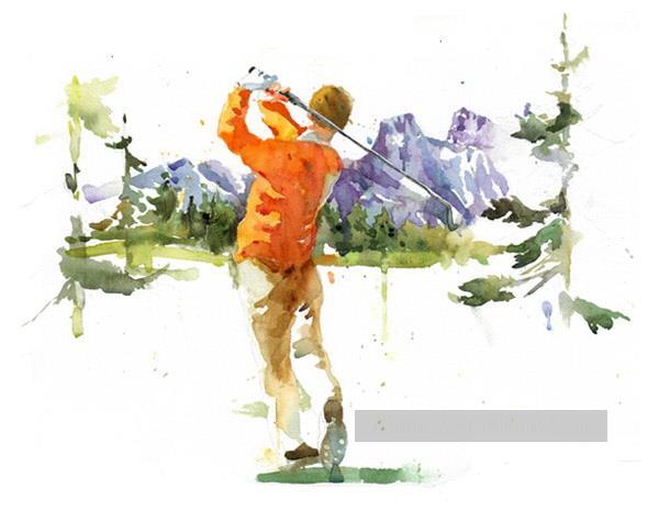 golf 12 impressionniste Peintures à l'huile